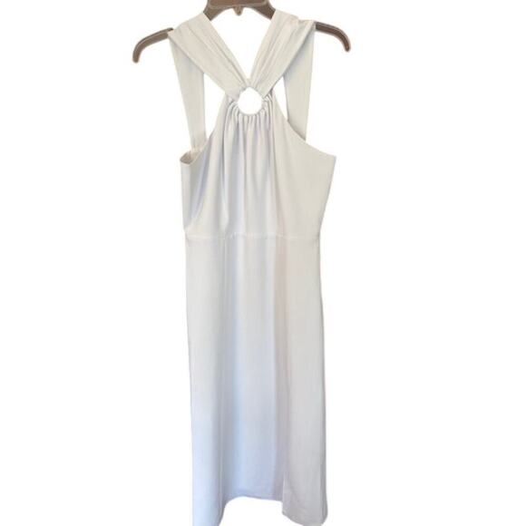 French Collection Echo Crepe Midi Dress White - Picture 9 of 9